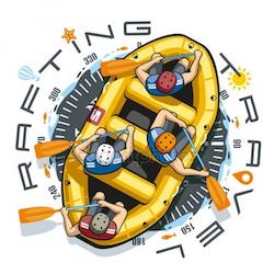 White Water Rafting Logo